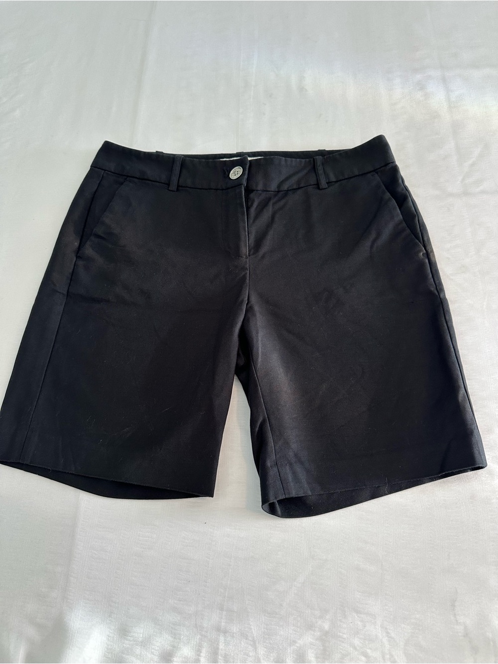 Michael Kors Black Tailored Bermuda Shorts